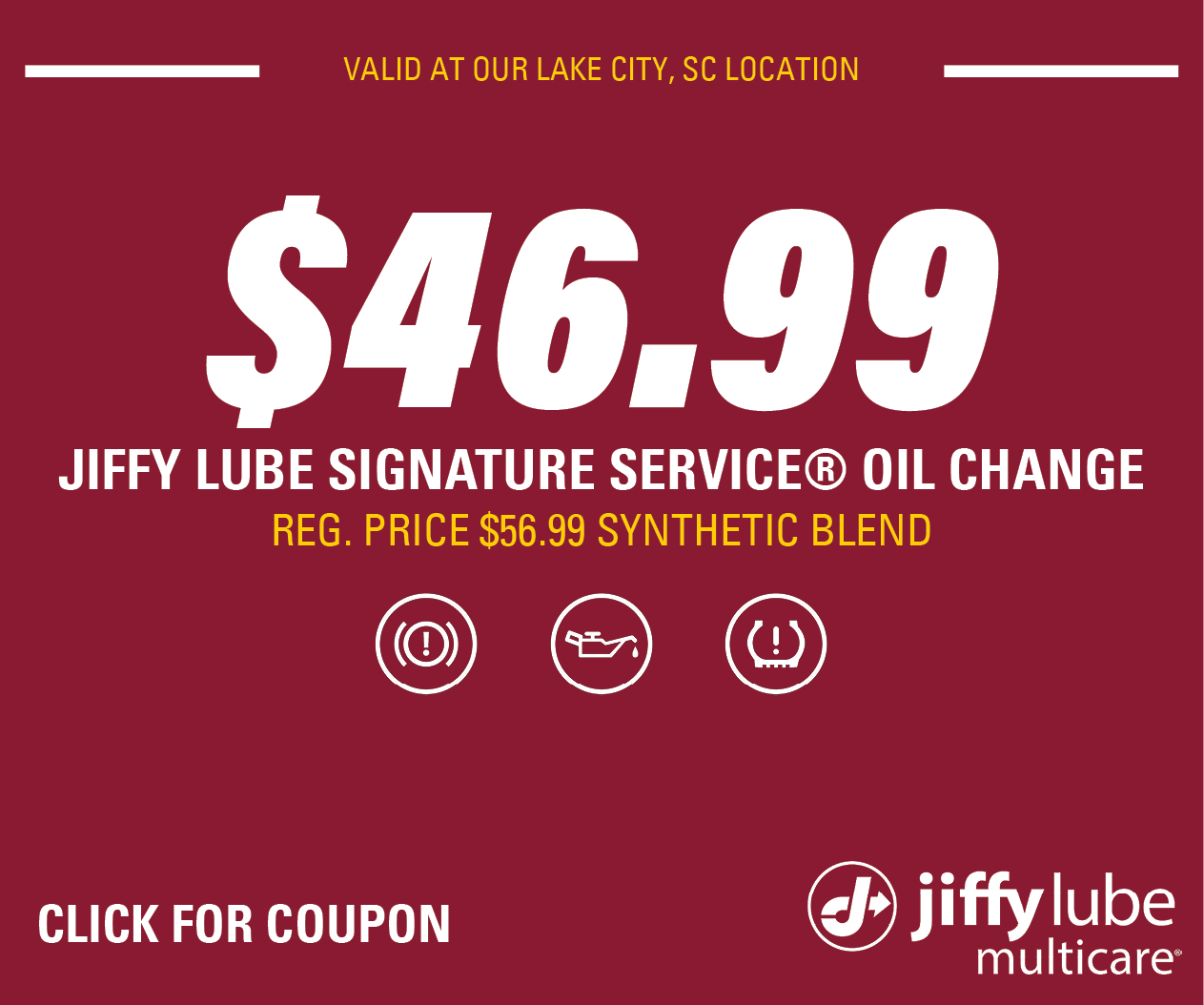$46.99 Synthetic Blend SSOC Lake City Website Image (Bronco Lube)