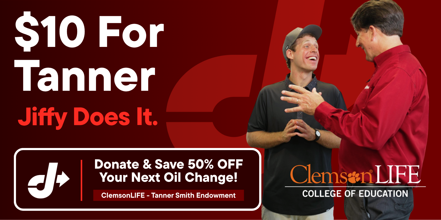 Tanner SmithJiffy Lube Email Header – Bronco